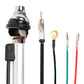 Car antenna connectors and wiring pins set, black cable ends and metal terminals