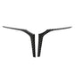 Black carbon-fiber V-shaped steering wheel lower panel decorative stickers