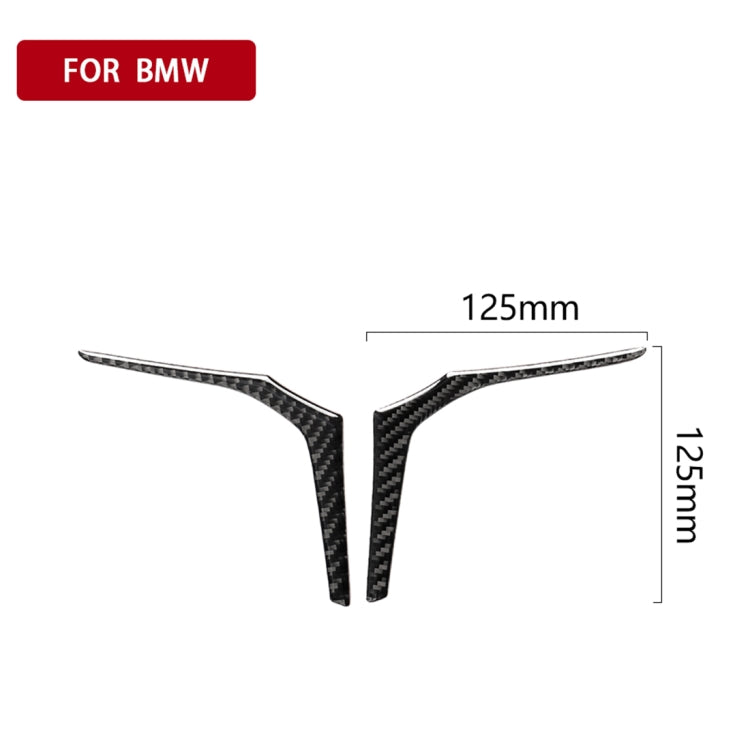 Carbon-fiber steering wheel lower panel sticker for BMW