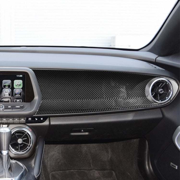 Installed black carbon fiber front passenger central control panel trim with vent ring