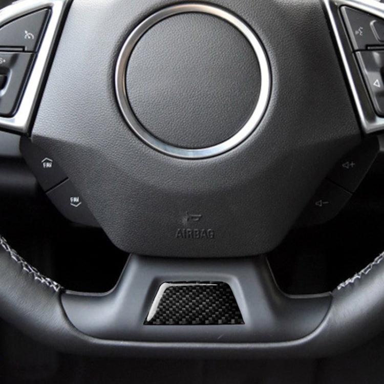 Black carbon fiber style lower steering wheel trim insert below controls