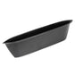 Black shallow storage tray for car door handle, open organizer box