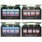 Car trunk hanging storage bag with multiple rows of bottle storage
