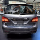 Car rear window sticker featuring grim reaper holding scythe with raven and full moon