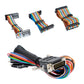 Colorful wiring harness with multi-pin connector for ECU programming tool