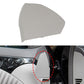 Right front door trim panel cover, gray textured plastic