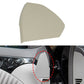 Right front door trim panel cover, light beige textured plastic