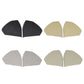 Set of right front door trim panel covers in black, gray, beige, and yellow