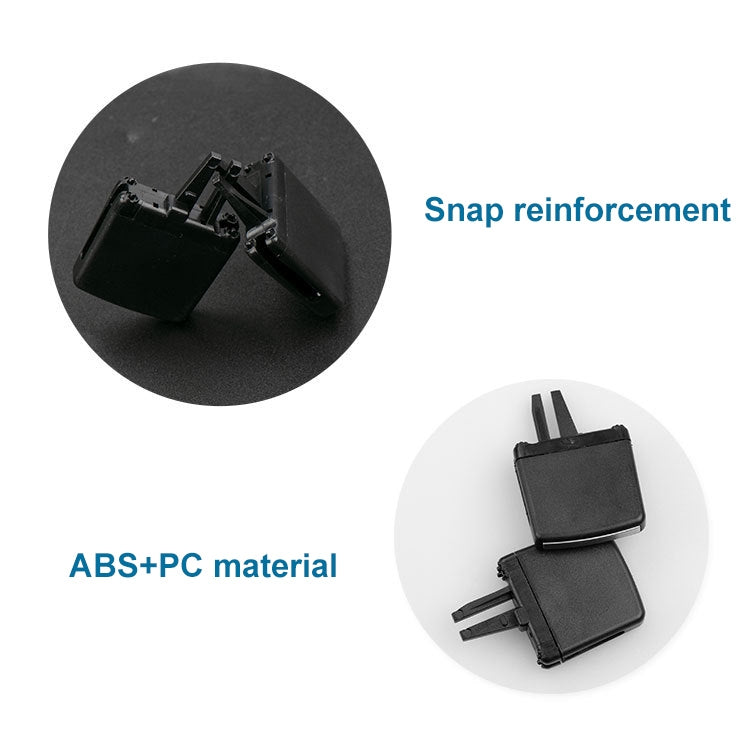 Black snap-in switch paddle with reinforced tabs, front and back views