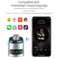 Car Bluetooth MP3 player compatible with music apps, shown with smartphone screen