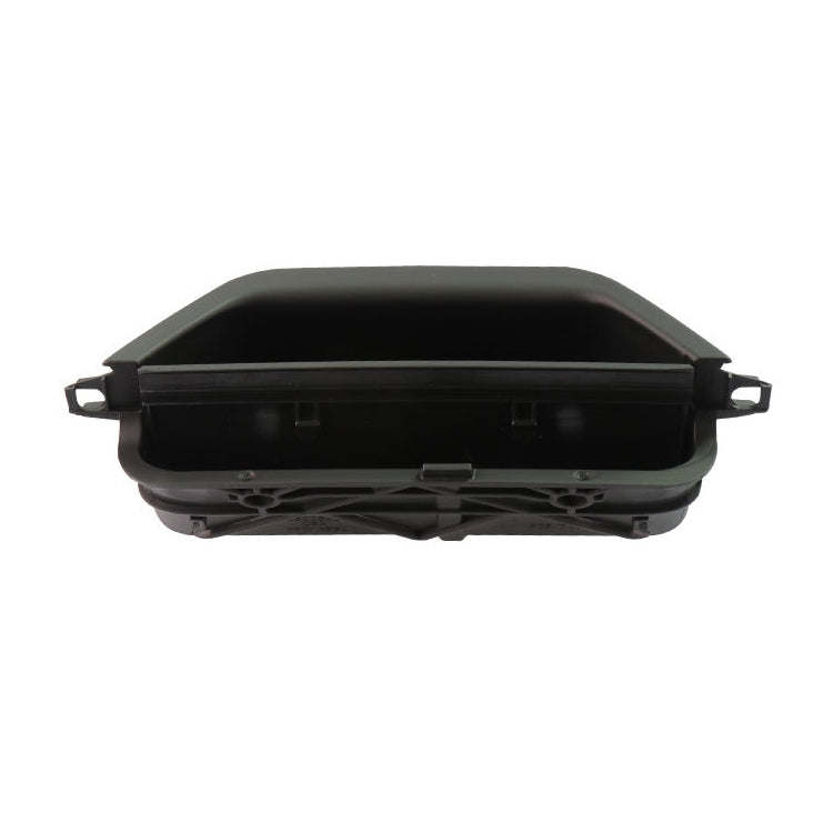 Black inner door handle pull trim cover with molded mounting clips