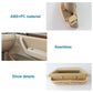 Beige inner door handle pull trim cover, showing materials and details