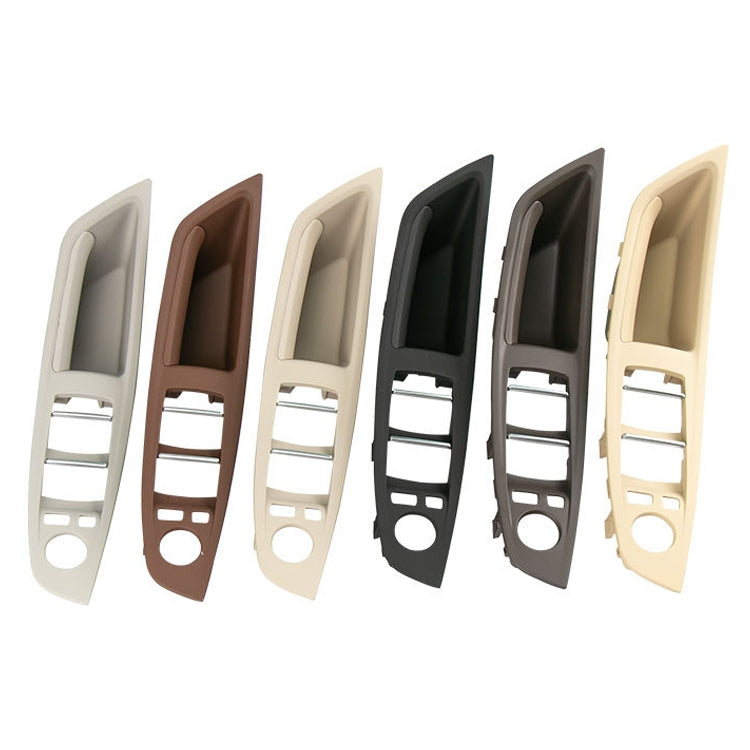 Door handle trim cover set in multiple colors, including black, gray, brown, and beige pieces