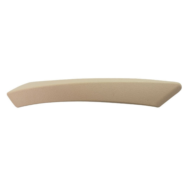 Car interior door handle pull trim cover, beige textured panel