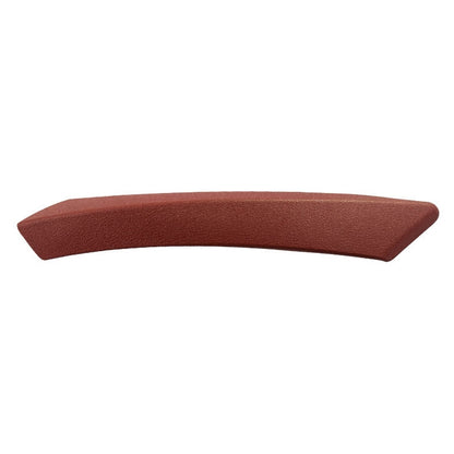 Car interior door handle pull trim cover, red textured ABS/PC panel