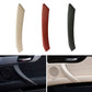 Car interior door handle pull trim cover set, beige, red, and black pieces