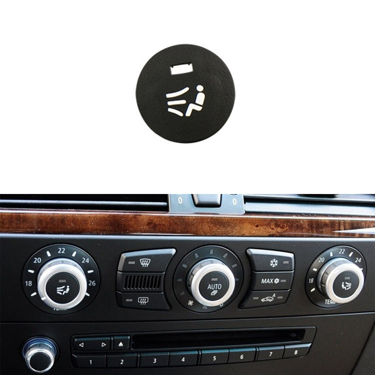 Car climate control switch button with windshield defrost icon