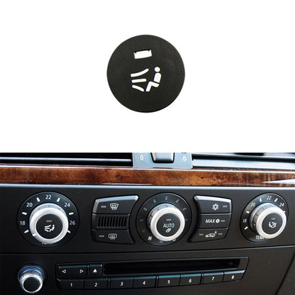 Car climate control switch button with windshield defrost icon