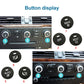 Car climate control button display with MAX and OFF/REST icons