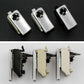 Car glove box handle switch set with internal parts and silver housings