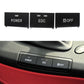 Car center console switch buttons: POWER, EDC, and OFF, black panels