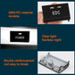 Black EDC switch button with mounting tabs, plus POWER and OFF buttons
