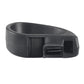 Right car seat lift tilt release handle, black plastic side profile