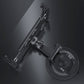 Car dashboard suction mount components with long arm and circular suction base.