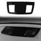 BMW dashboard air outlet and vent trim sticker, black with two square cutouts and vent slats