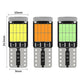 T10 LED bulb size diagram: 26.5mm height and 9mm base width