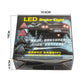 LED brake light retail box featuring a triangle red light design