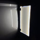 Stripe light detection board LED panel aligned beside a body panel opening