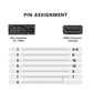 Pin assignment diagram: 7-pin Ford connector to OBD II 16-pin connector