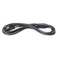 Aux audio adapter cable with 3.5mm male plug, BMW connector and molded strain relief, black