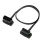 16-pin OBD2 extension cable with two OBD connectors and 150 cm black cord