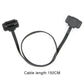 OBD2 extension cable with two 16-pin connectors and 150 cm cord