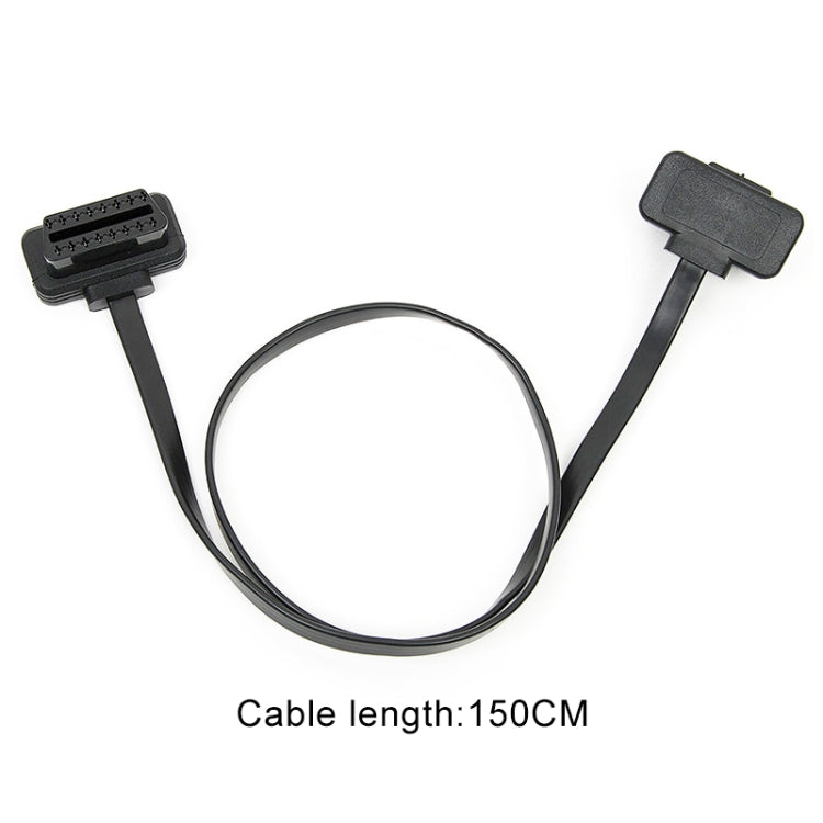 OBD2 extension cable with two 16-pin connectors and 150 cm cord