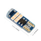 T10 LED clearance bulb close-up with multi-LED board and dual pin base