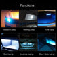 T10 LED clearance bulb set showing multiple interior lighting uses