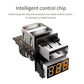 Internal view of 3-port car USB charger adapter with circuit components and pins