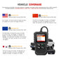 Handheld OBD2 code reader diagnostic tool with color screen and OBD cable
