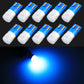 T10/W5W LED clearance bulbs 10-pack, blue LEDs with bright blue glow