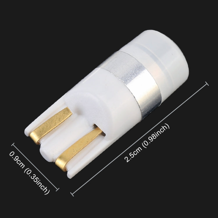 T10/W5W LED clearance bulb, white housing with SMD LED strip detail
