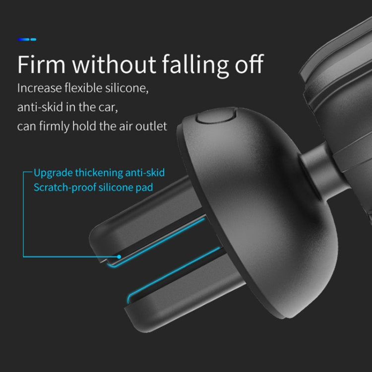 Car mount Bluetooth receiver with anti-slip silicone pad for stable outlet fit