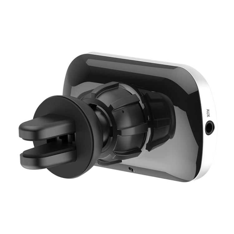 Car Bluetooth FM transmitter radio receiver with aux audio jack and control switch