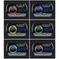 Car Bluetooth FM transmitter with multicolor LED ring and blue numeric display presets