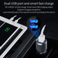 Car Bluetooth FM transmitter with dual USB fast charging ports and QC3.0 indicator