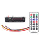 Car audio MP3 player decoder board with USB and SD inputs and infrared remote