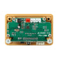 5V car audio decoder circuit board, green PCB with screw mounts and header connectors