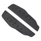 Set of black carbon-textured rearview mirror rain blades with 2 pieces